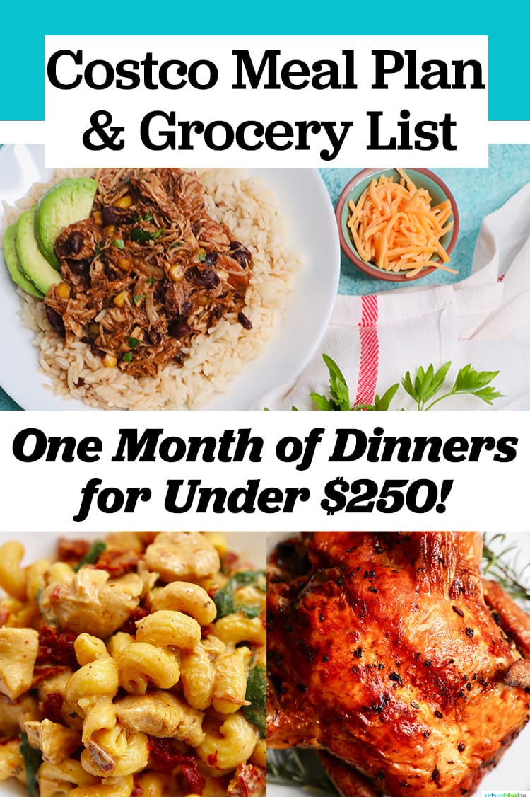 Costco Meal Plan For One Month Urban