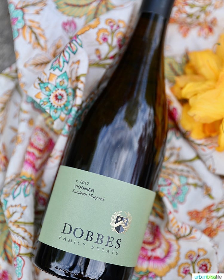 Dobbes Viognier white wine