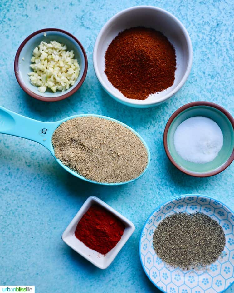 ingredients of ingredients to make best dry rub