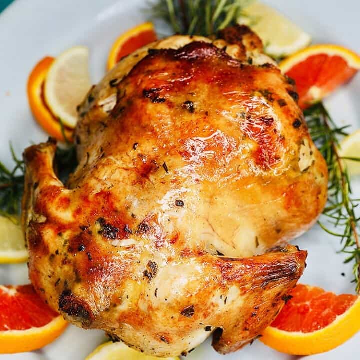 Citrus Roasted Chicken Recipe - Urban Bliss Life