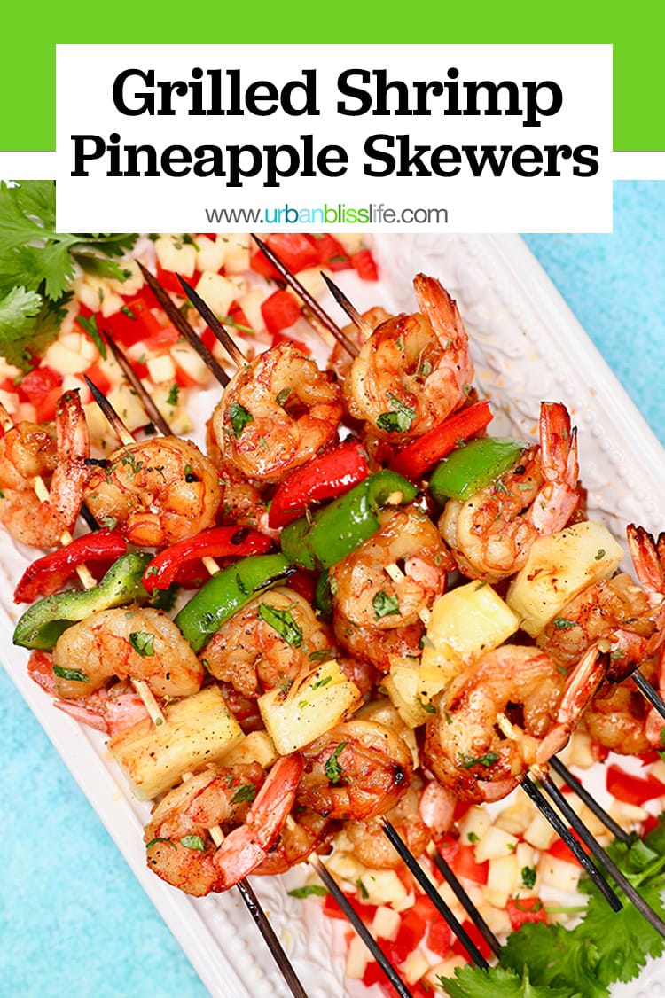 grilled shrimp pineapple skewers