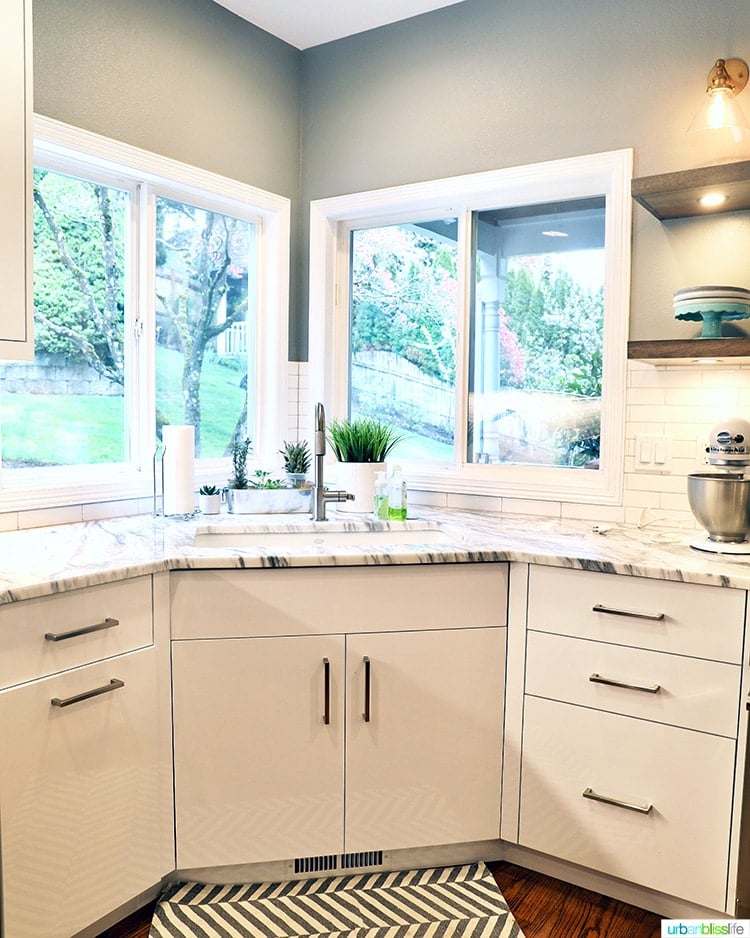 kitchen corner with sink