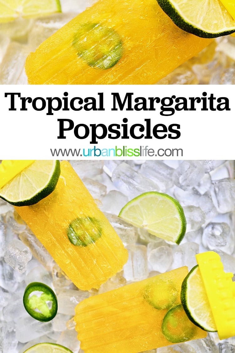 Tropical Margarita Popsicles