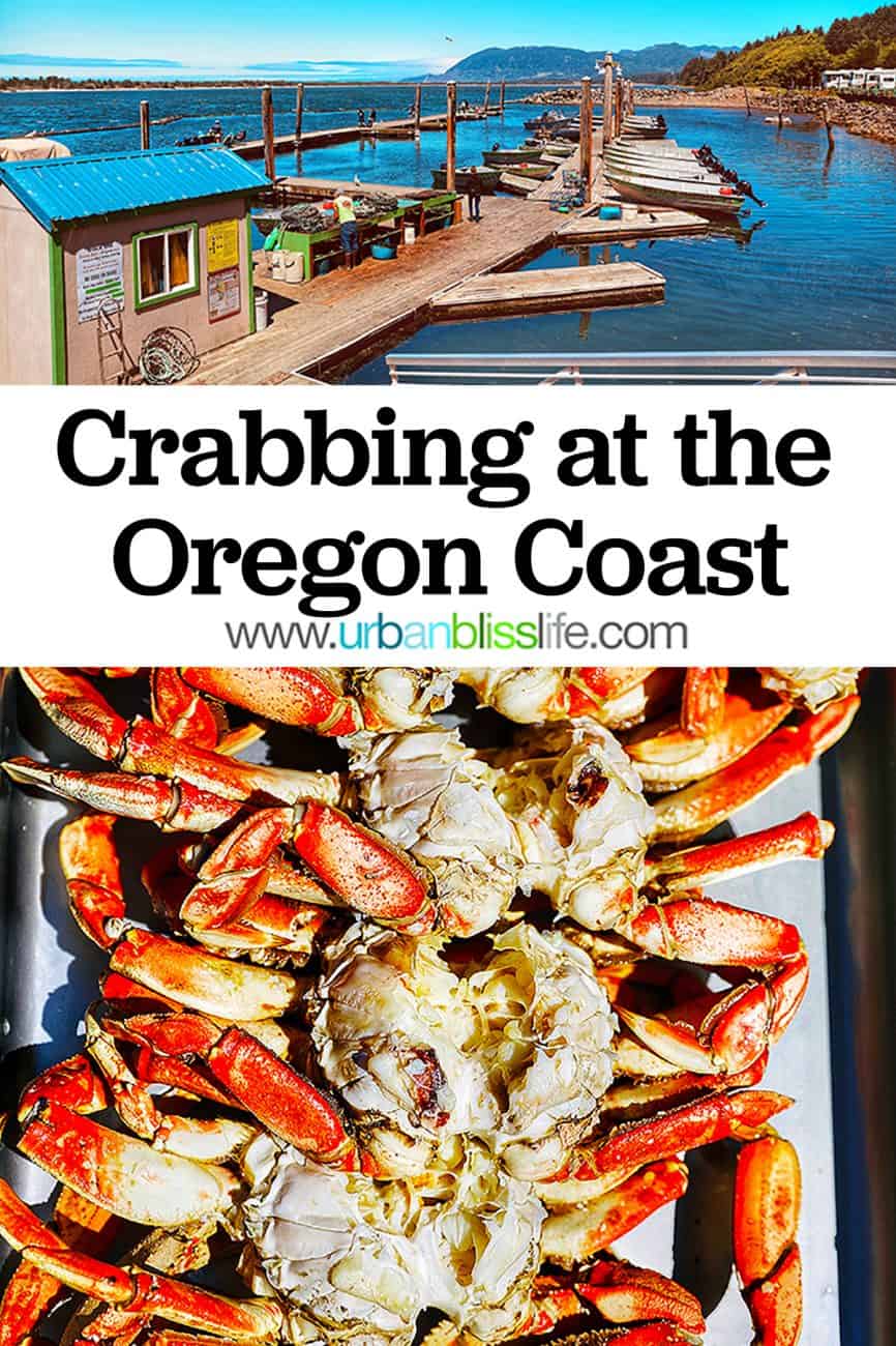 Crabbing at the Oregon Coast Pinterest Graphic
