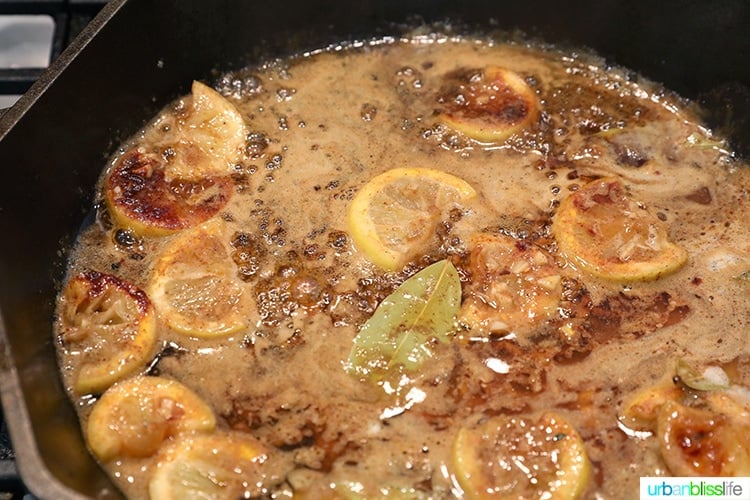 New Orleans-style barbecue shrimp sauce