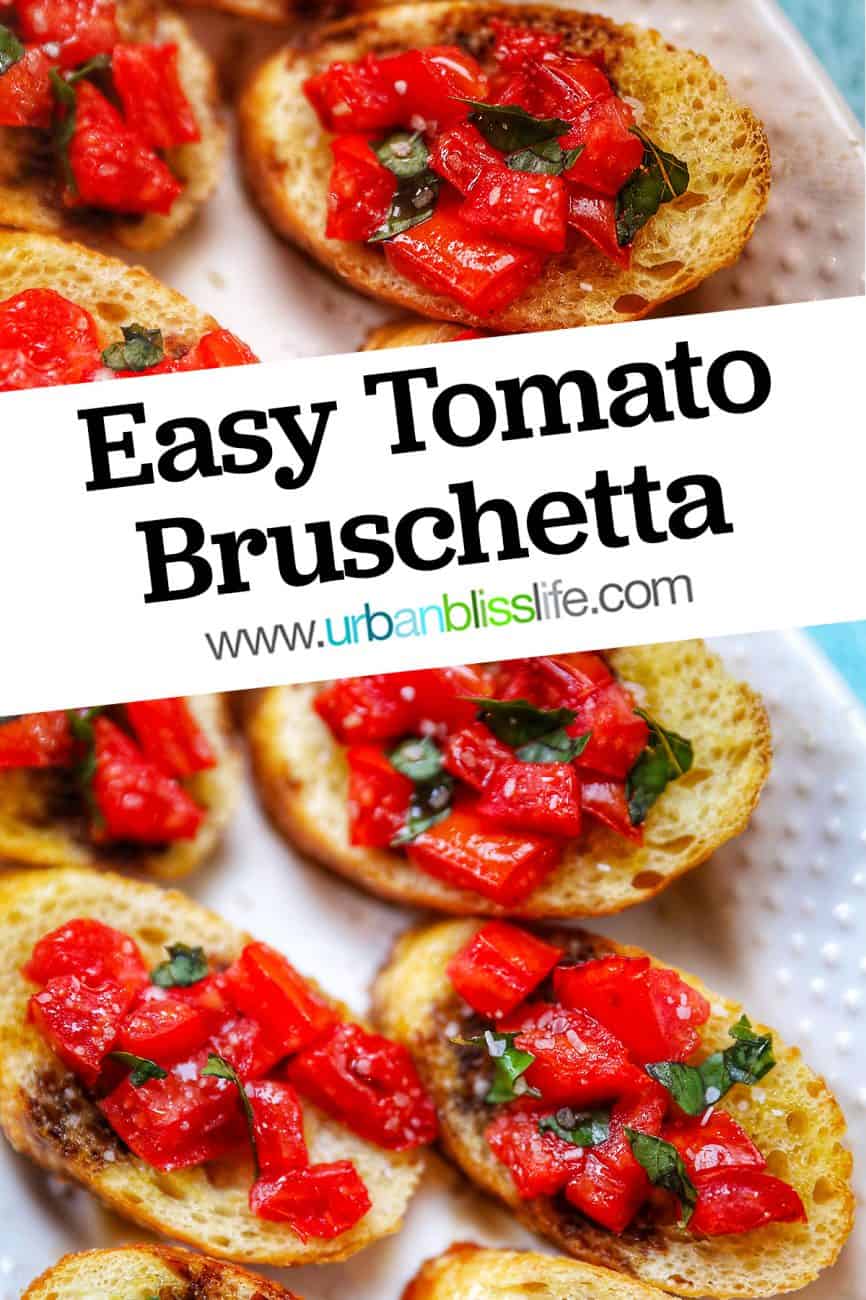 graphic for tomato bruschetta