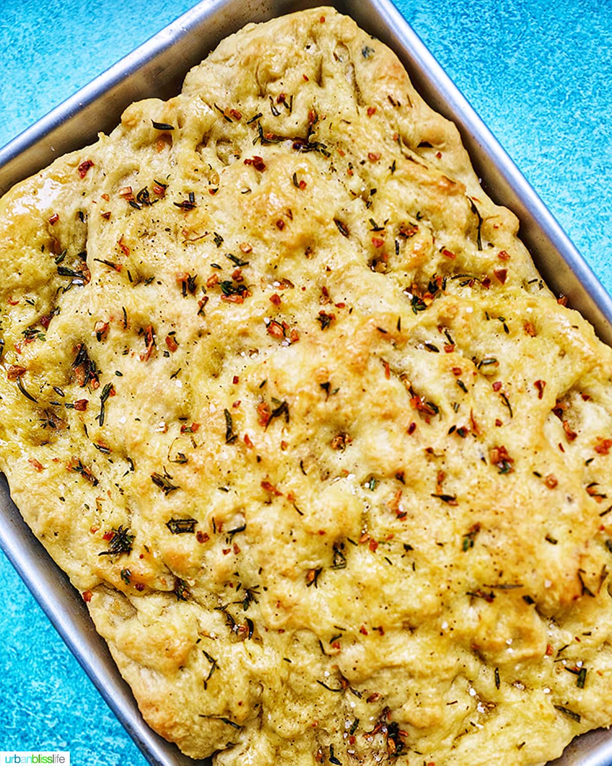 Easy Rosemary Garlic Focaccia Bread