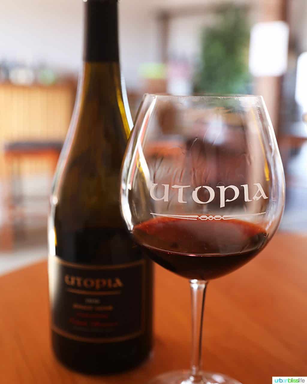 Utopia Vineyard pinot noir