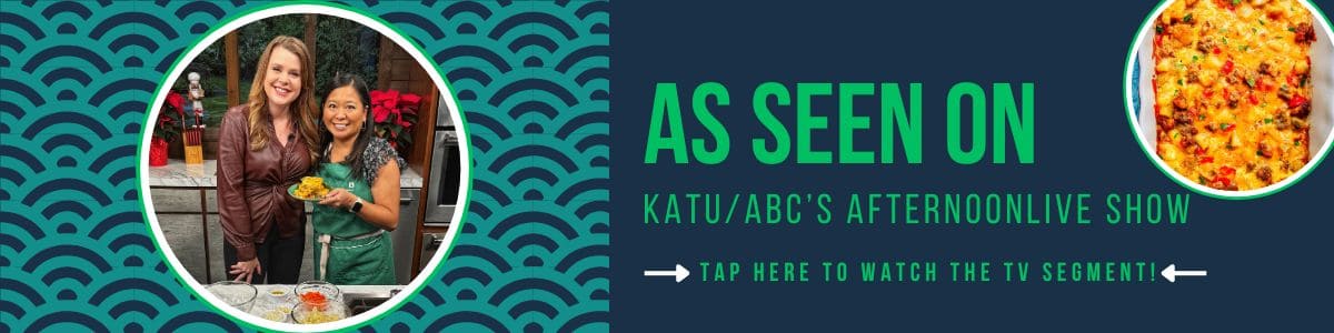 As Seen On ABC TV banner for Overnight Breakfast Casserole recipe.