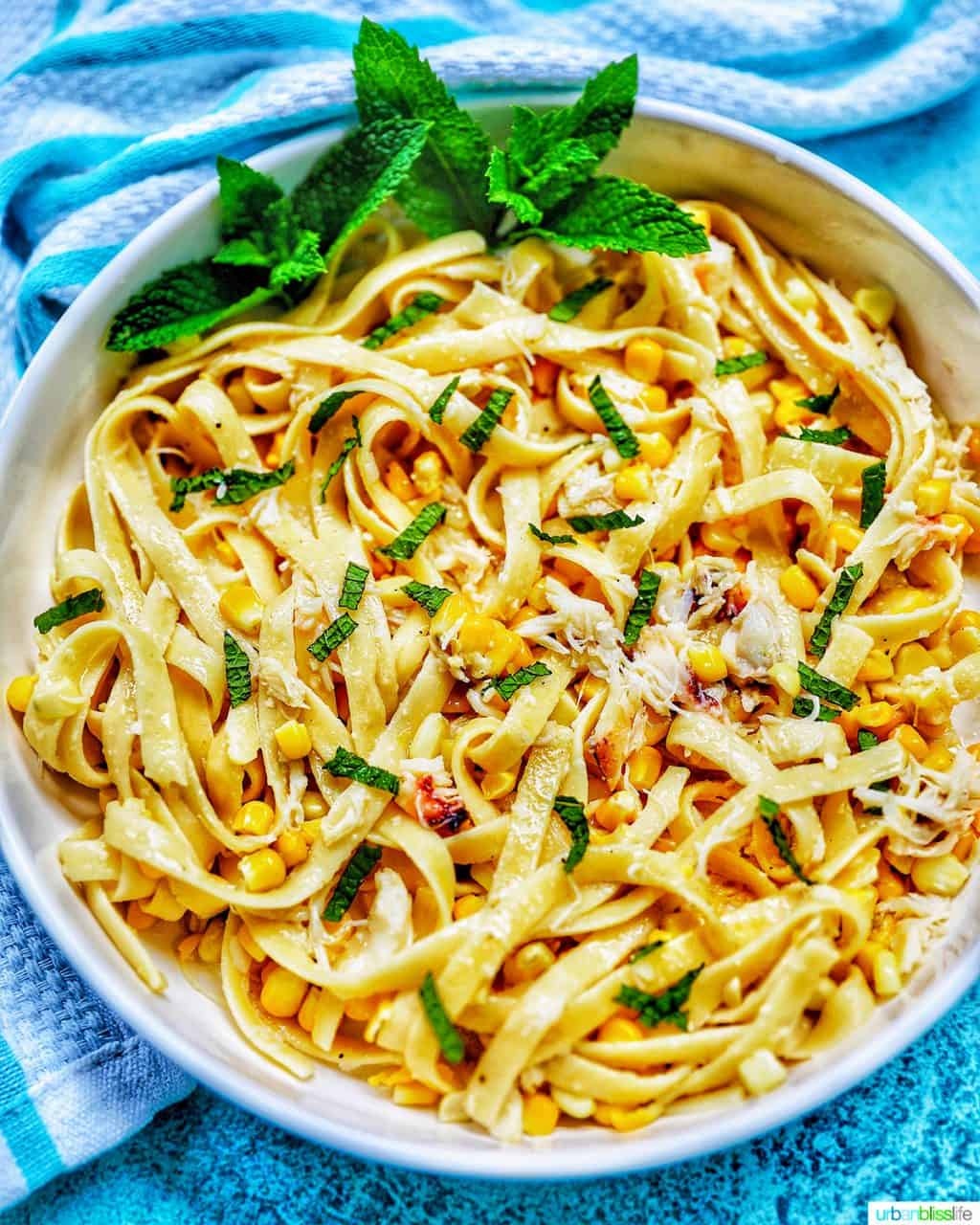 20 Minute Crab Linguine - Life is but a Dish