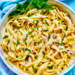 creamy crab pasta