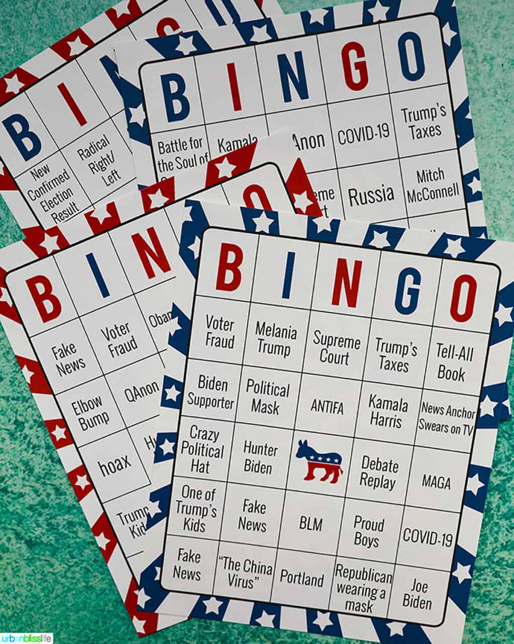 2020 Election Bingo printables