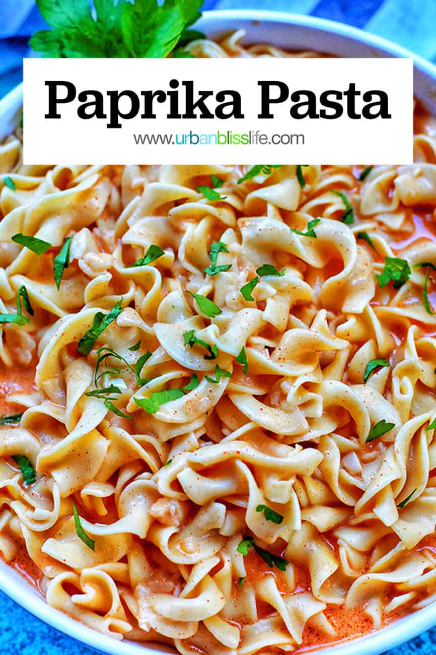 paprika pasta with title text