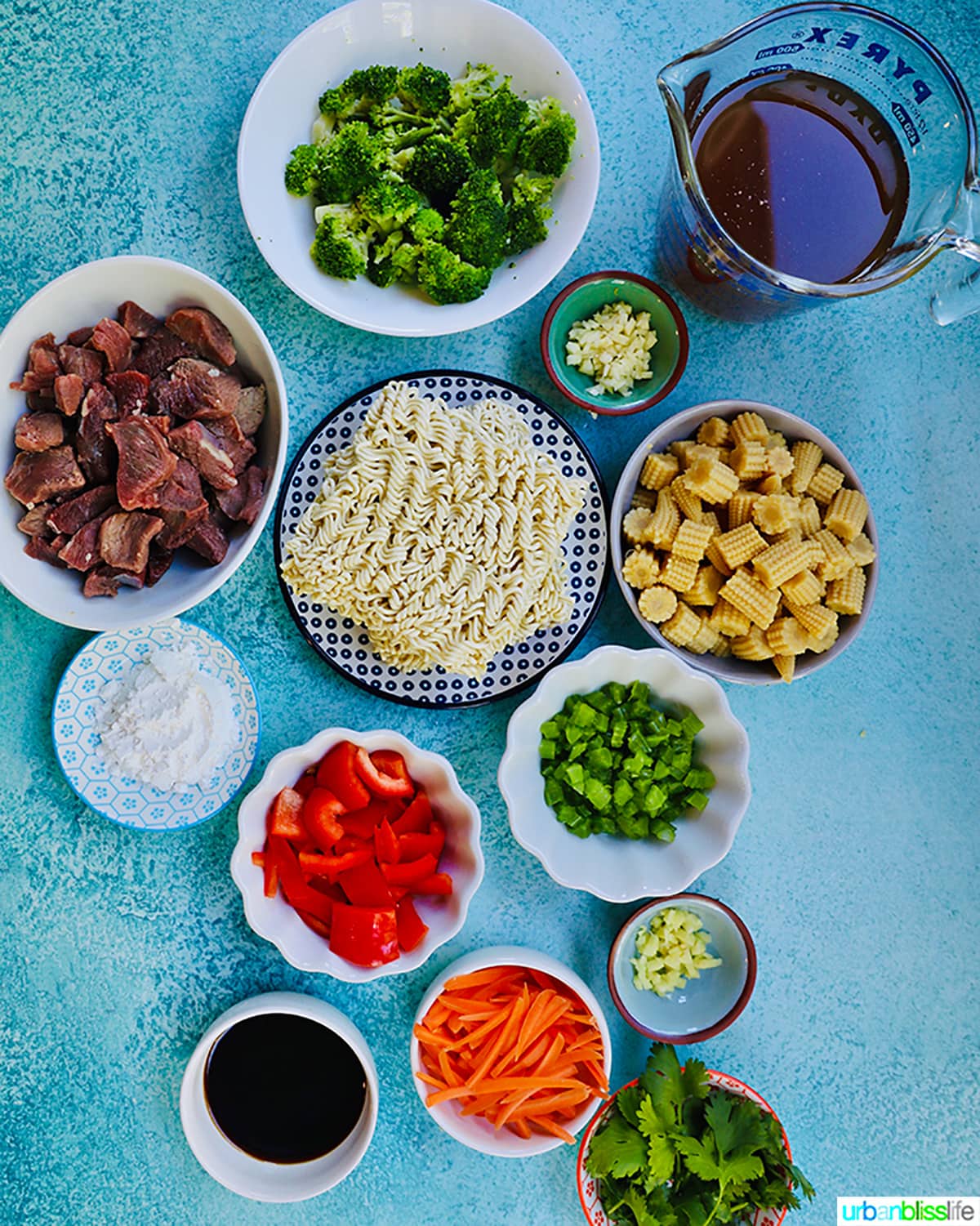 ingredients for beef lo mein noodles