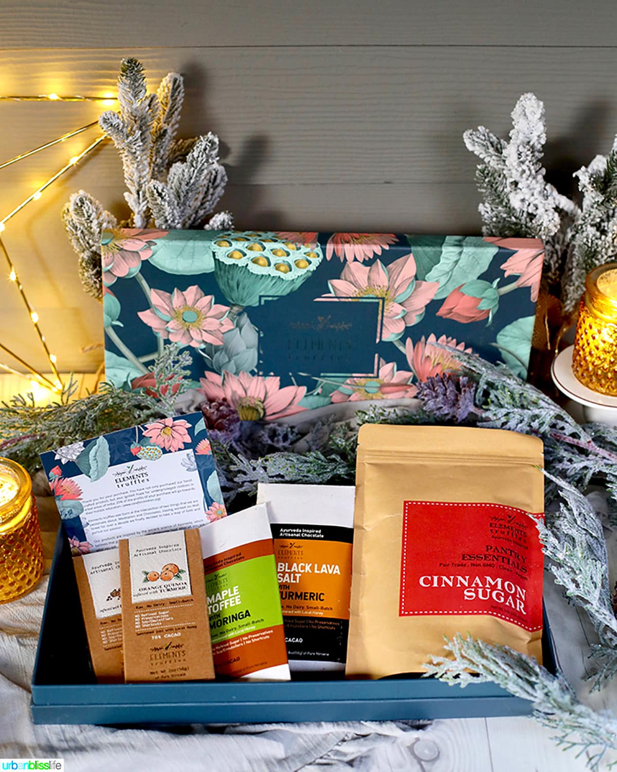 Elements Truffles organic chocolates with Ayurvedic superfoods