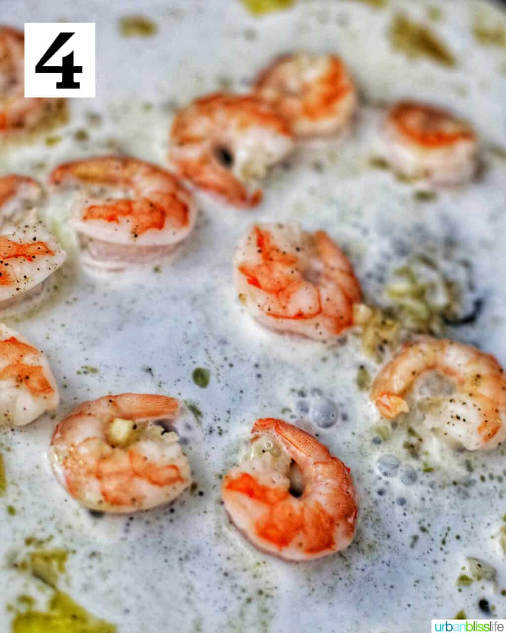 shrimp in a pan