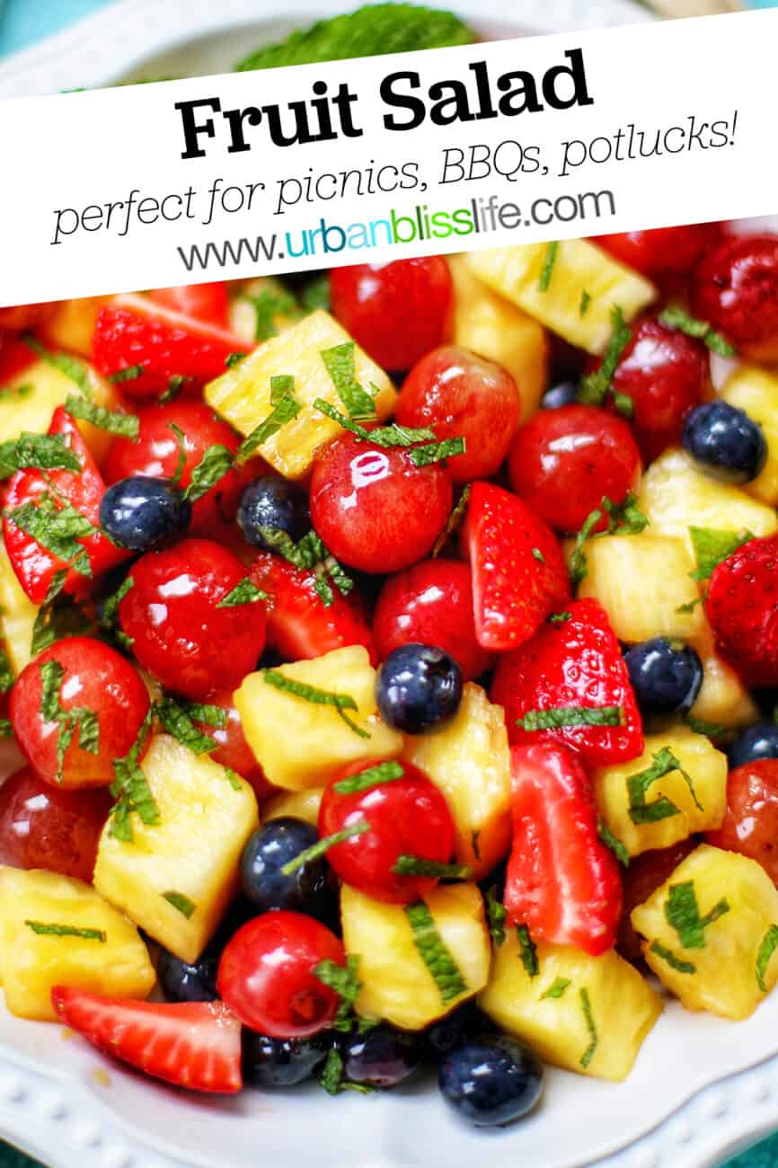 fruit salad with text overlay