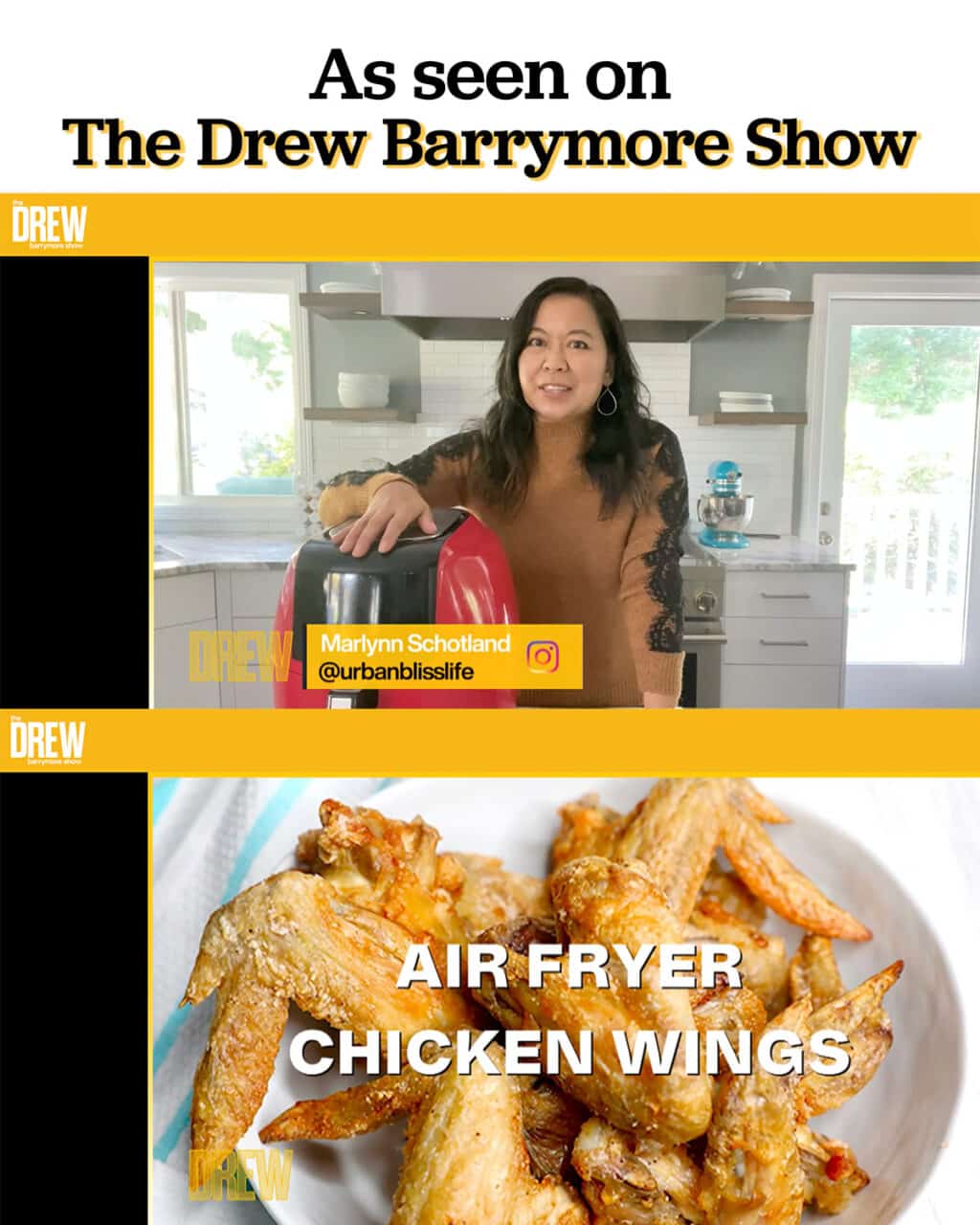 Air Fryer Chicken Wings (super crispy) • Domestic Superhero