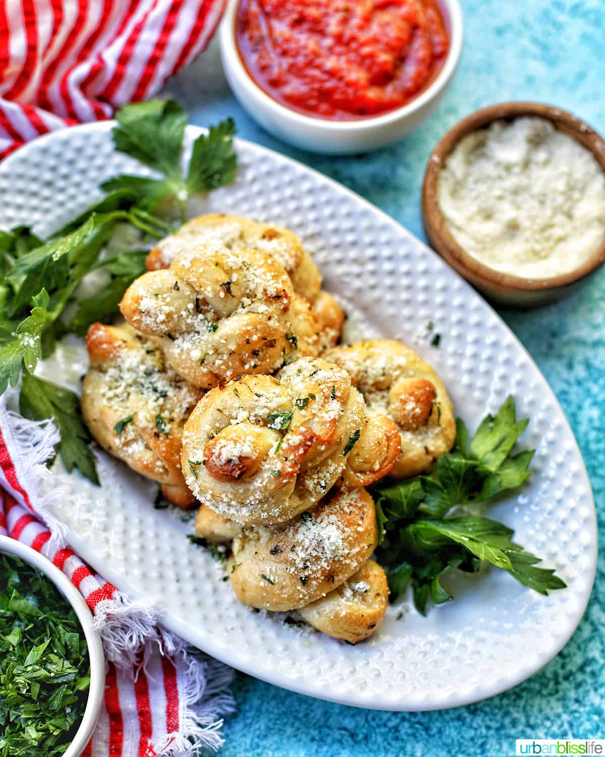 Garlic Parmesan Knots Urban Bliss Life
