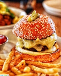 bullard burger and fries