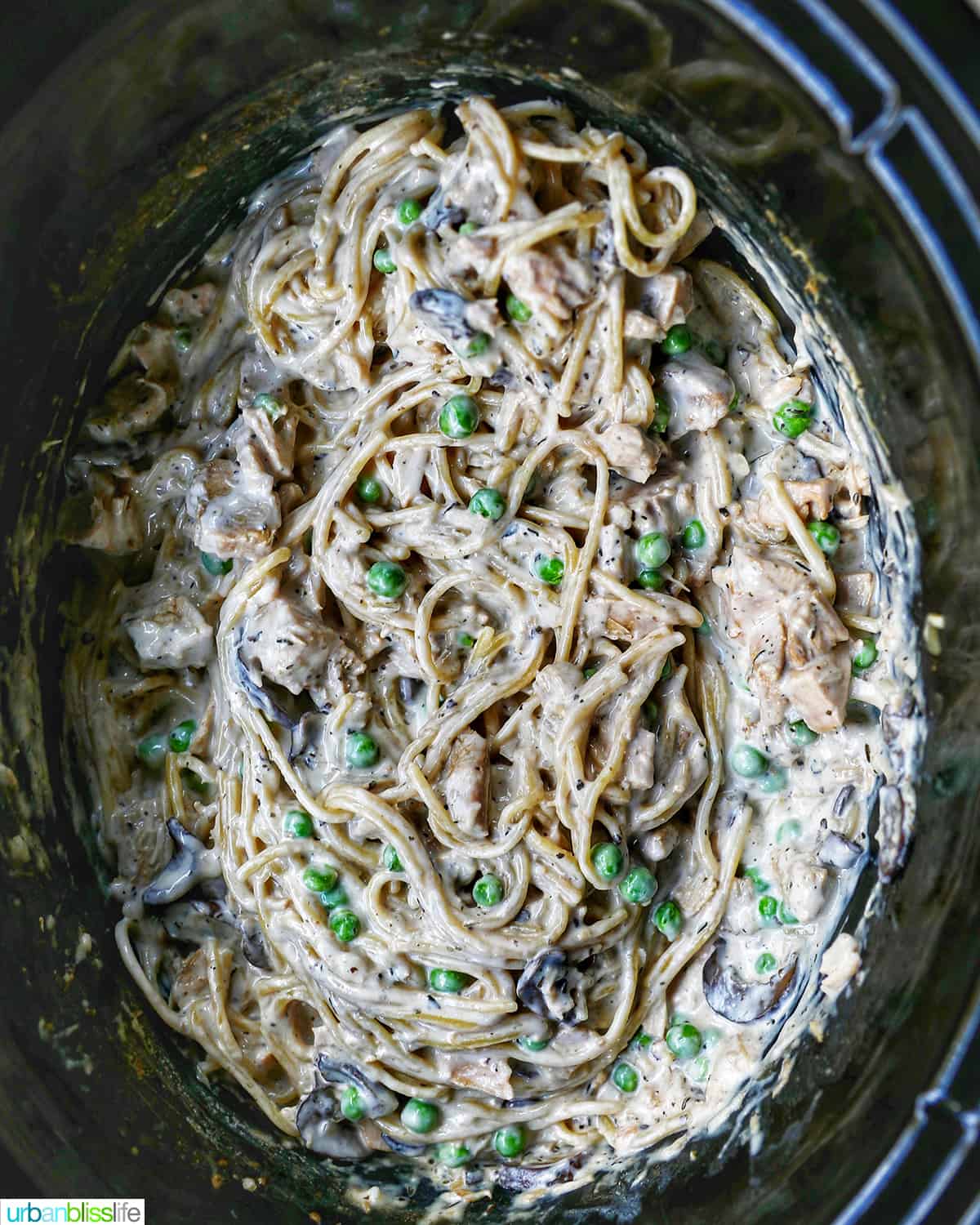 Crockpot Turkey Tetrazzini