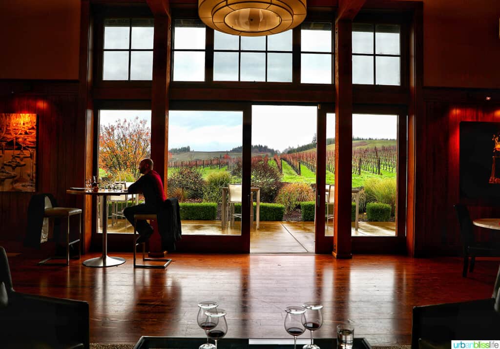 Yamhill Carlton AVA: Gran Moraine Winery tasting room