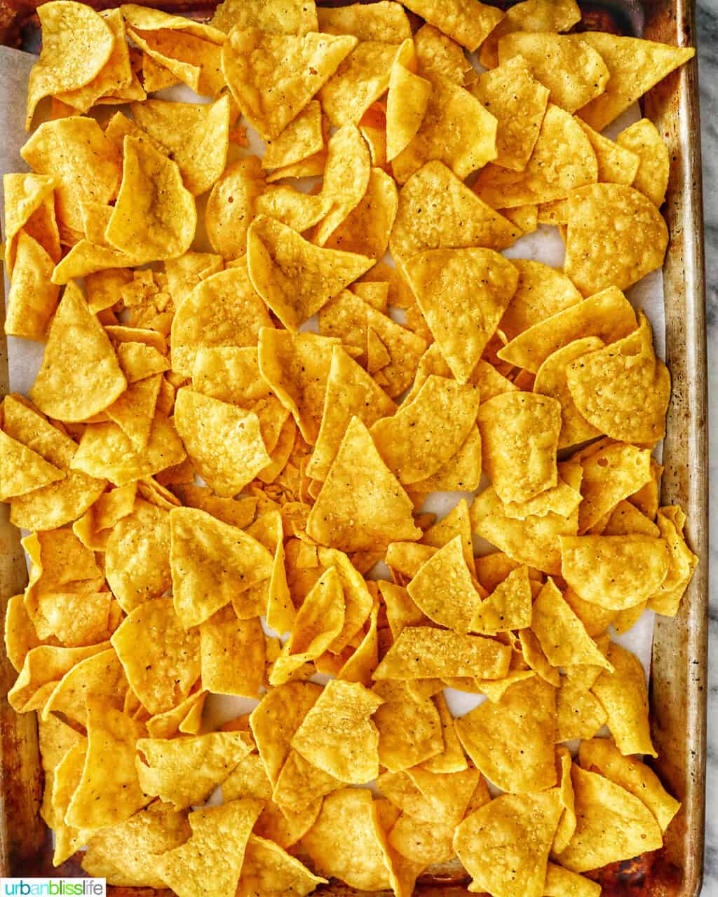 tortilla chips for sheet pan nachos