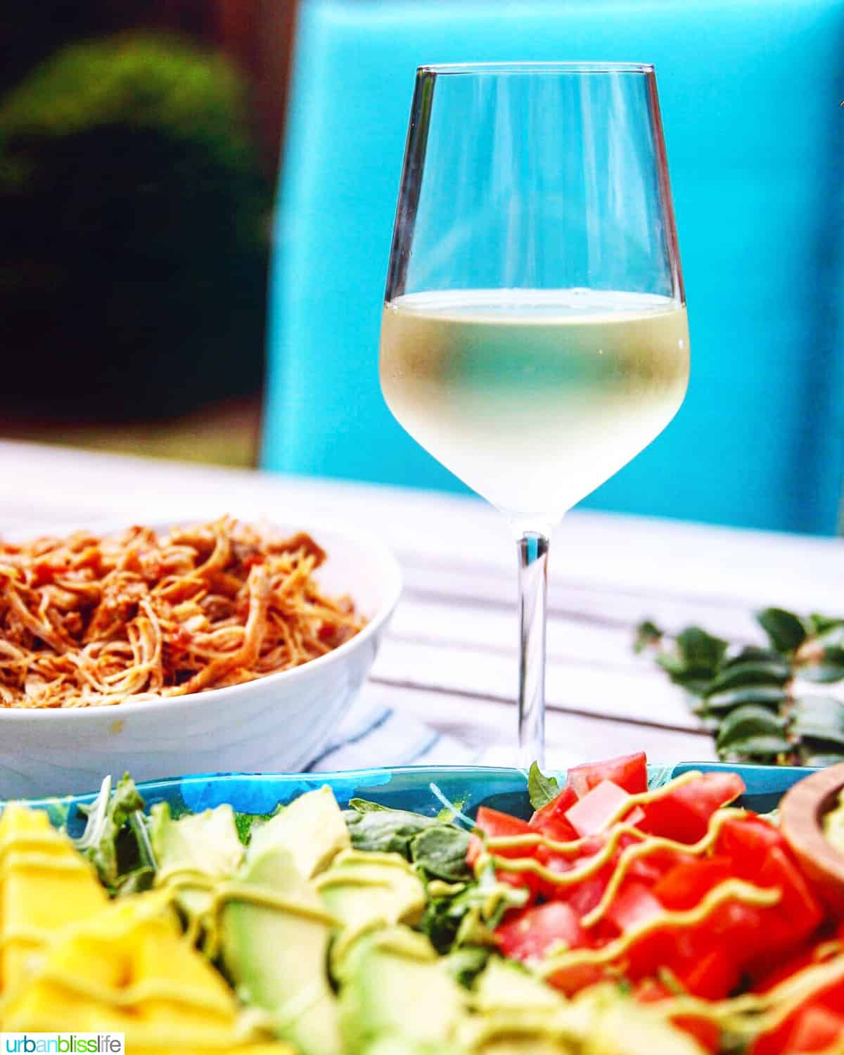 white wine with Mexican food