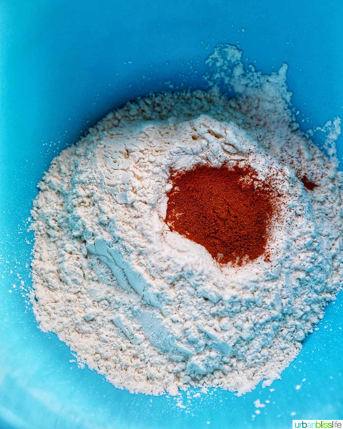 dry ingredients for baked goods.