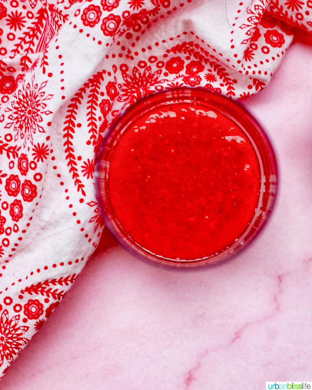 strawberry jam in jar