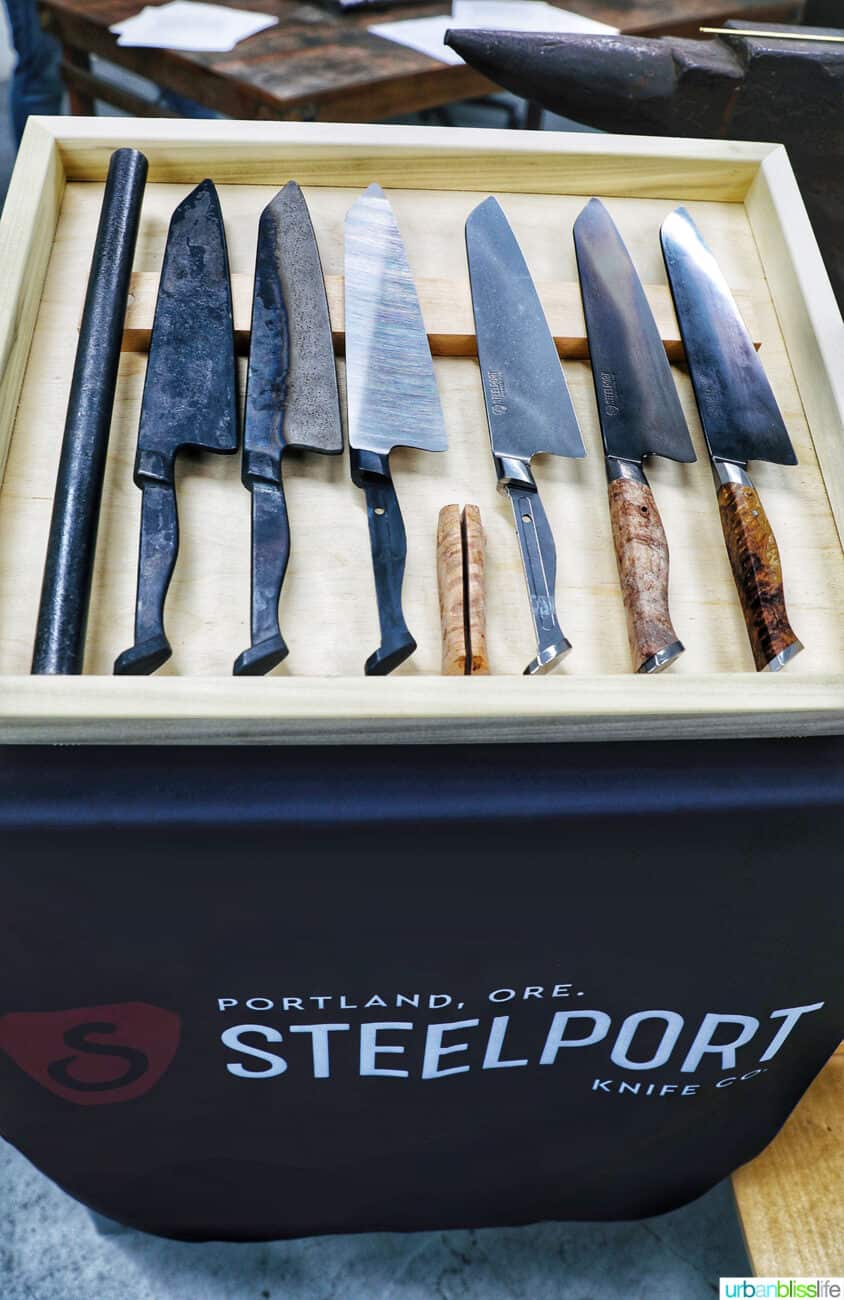 Steelport Knives on display