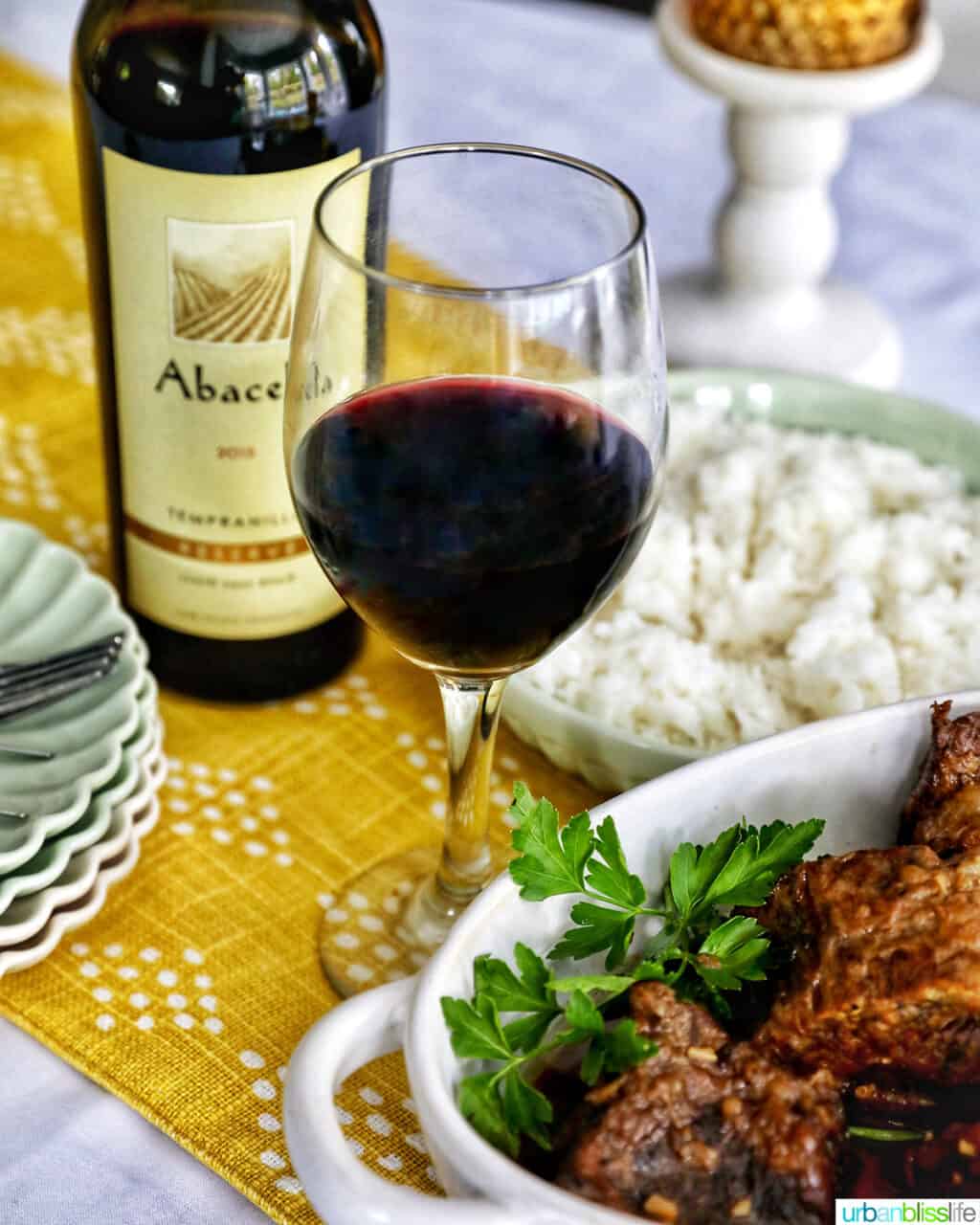 red wine with slow cooker filipino short ribs adobo