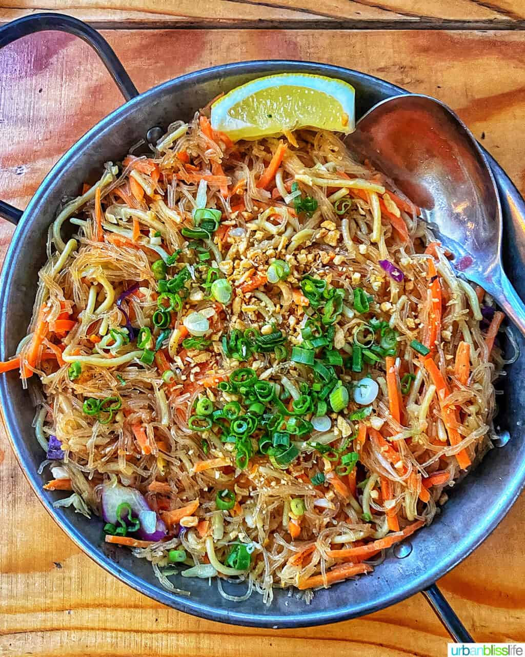 pancit bihon at Magna Kusina Filipino restaurant