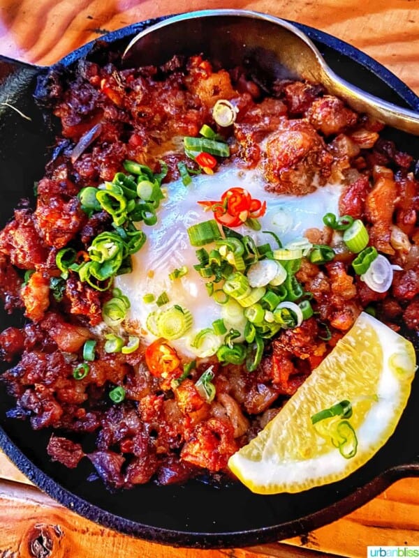 sisig at Magna Kusina Filipino restaurant