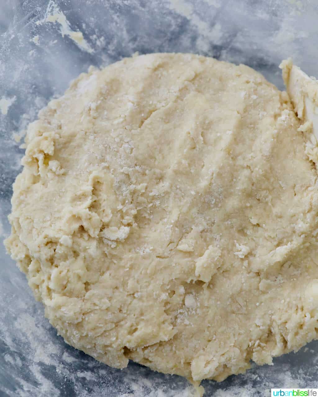 crumbly dough for scones