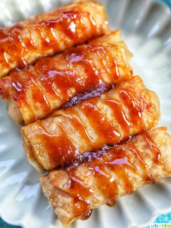 Filipino turon banana lumpia