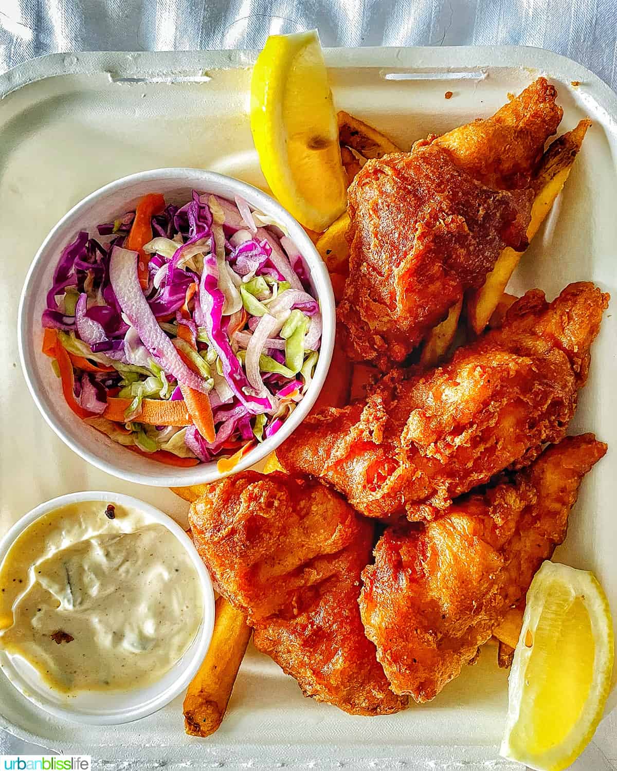 fish and chips at the Broken Anchor in Bandon, Oregon