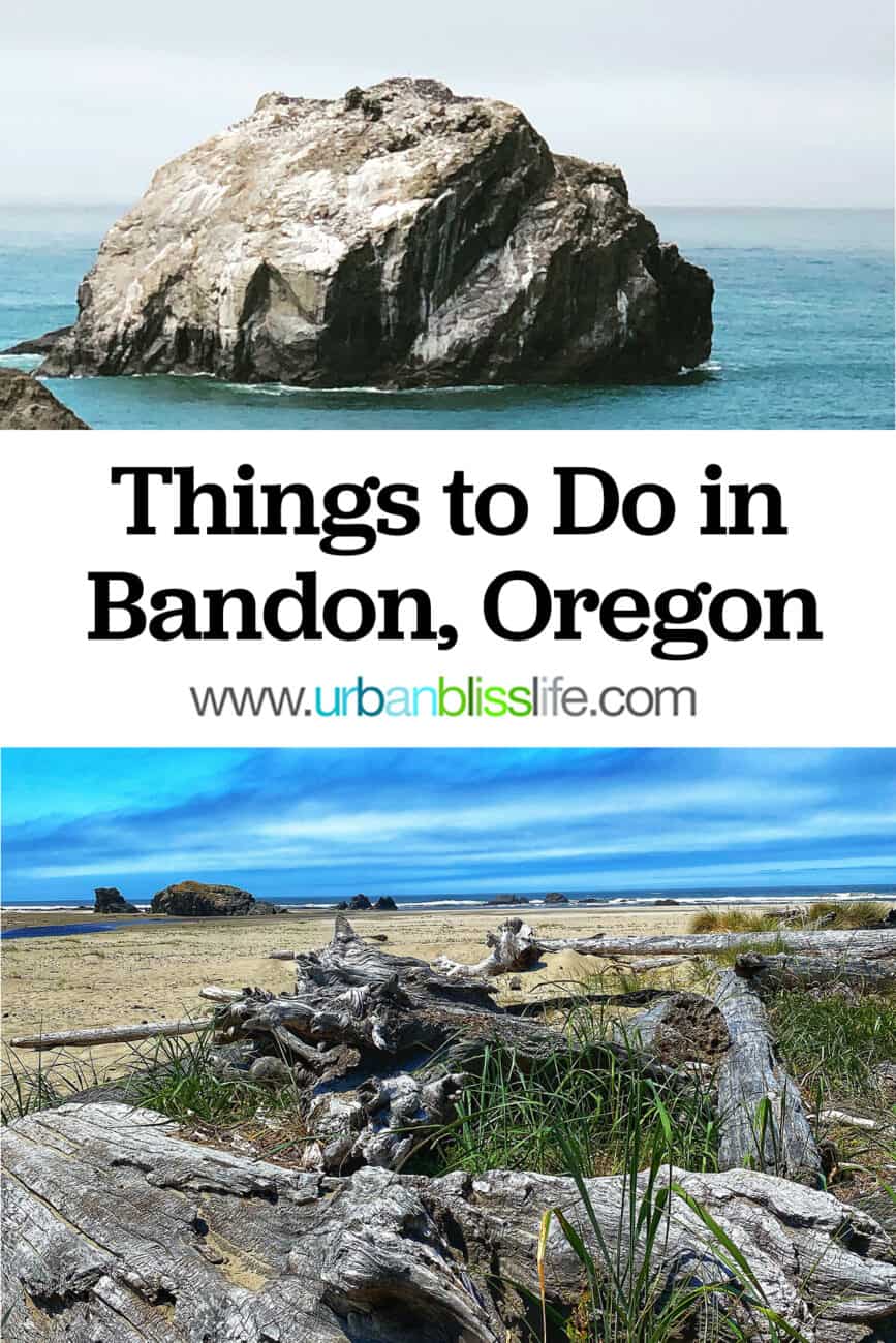 things to do in bandon oregon with text overlay