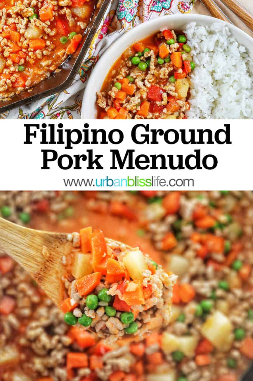 Filipino Ground Pork Menudo