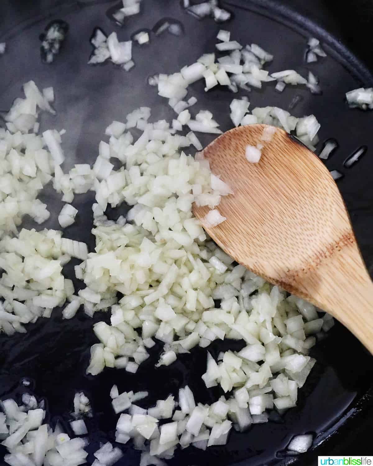 sauteing garlic and onions