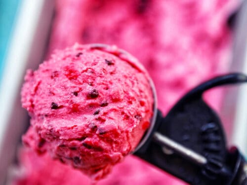 Dairy-Free Mixed Berry Ice Cream - Urban Bliss Life