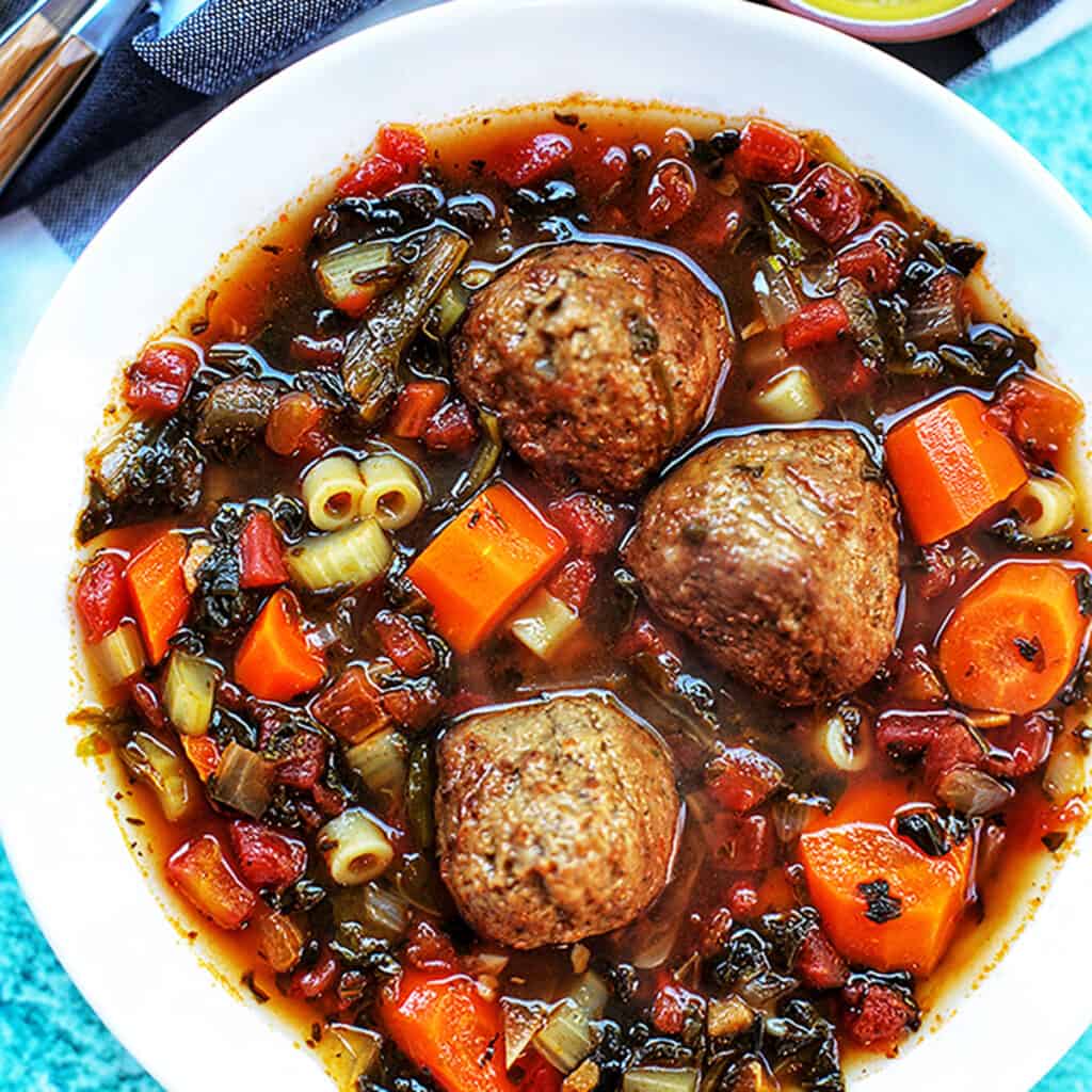 Slow Cooker Meatball Soup Recipe Urban Bliss Life