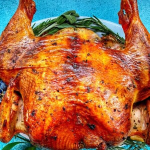 spatchcock turkey cooked
