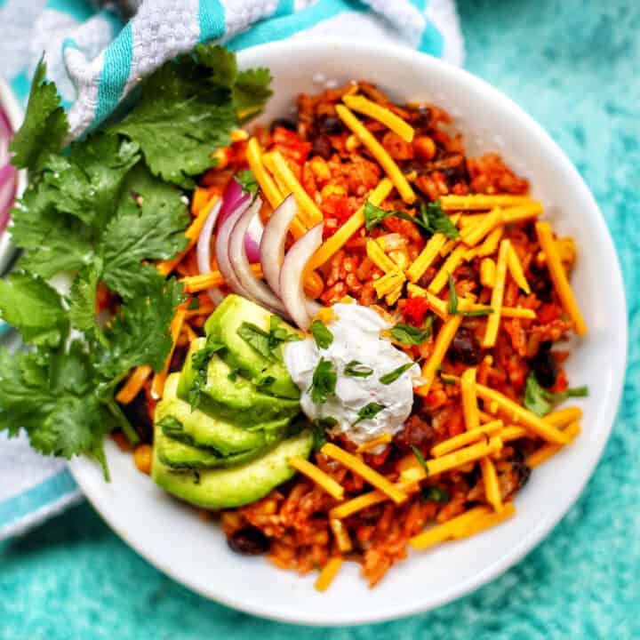 instant pot vegetarian bowl.