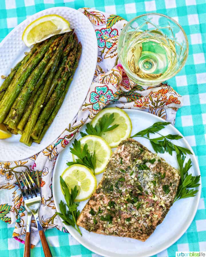 Grilled Salmon with Lemon and Herbs | Urban Bliss Life