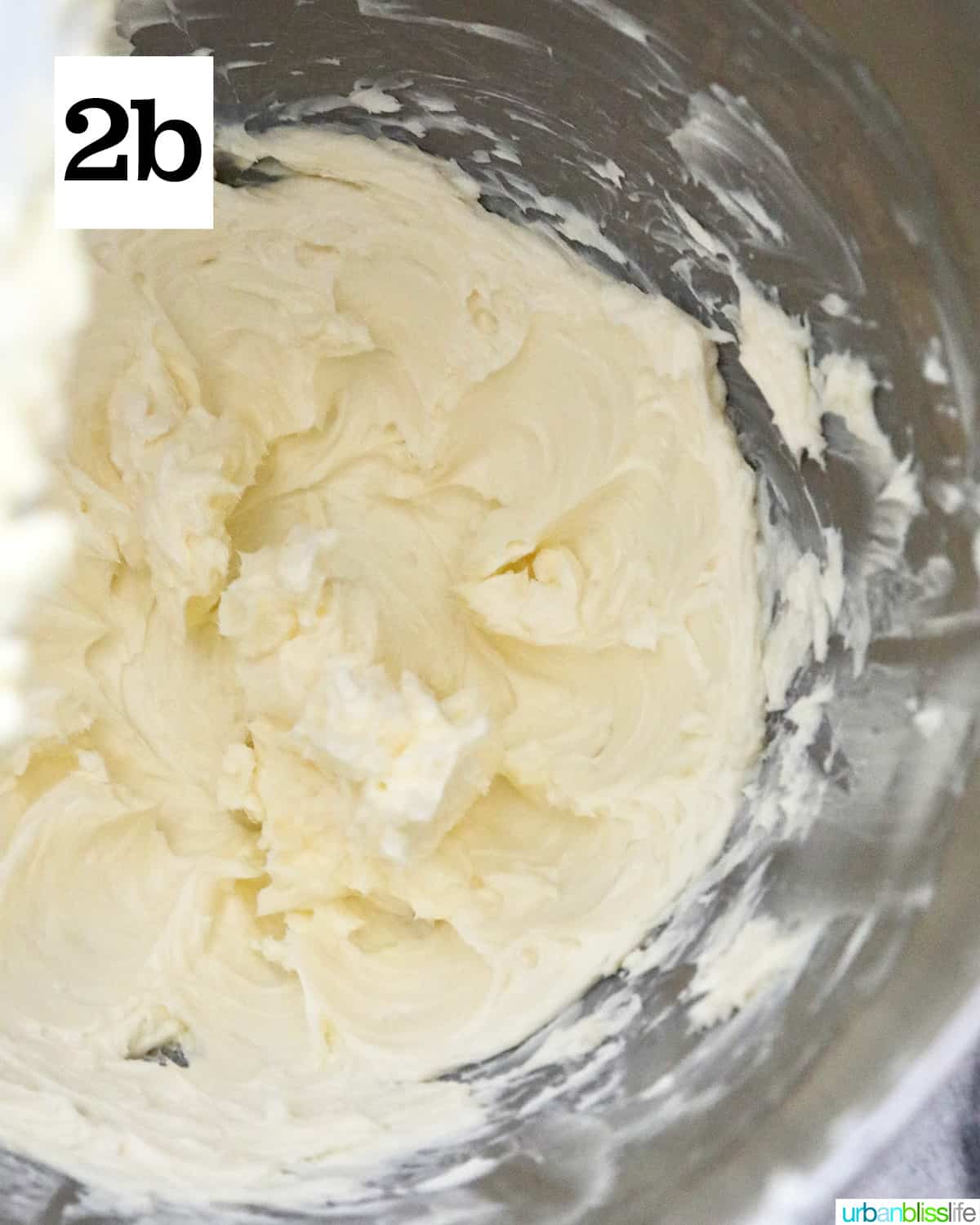 light and creamy butter in a stand mixer bowl.