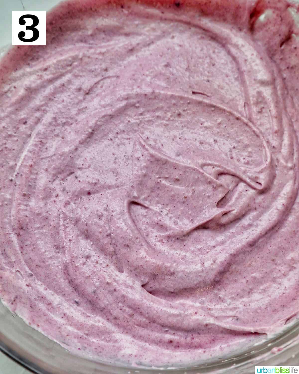 the purple ube ice cream base.