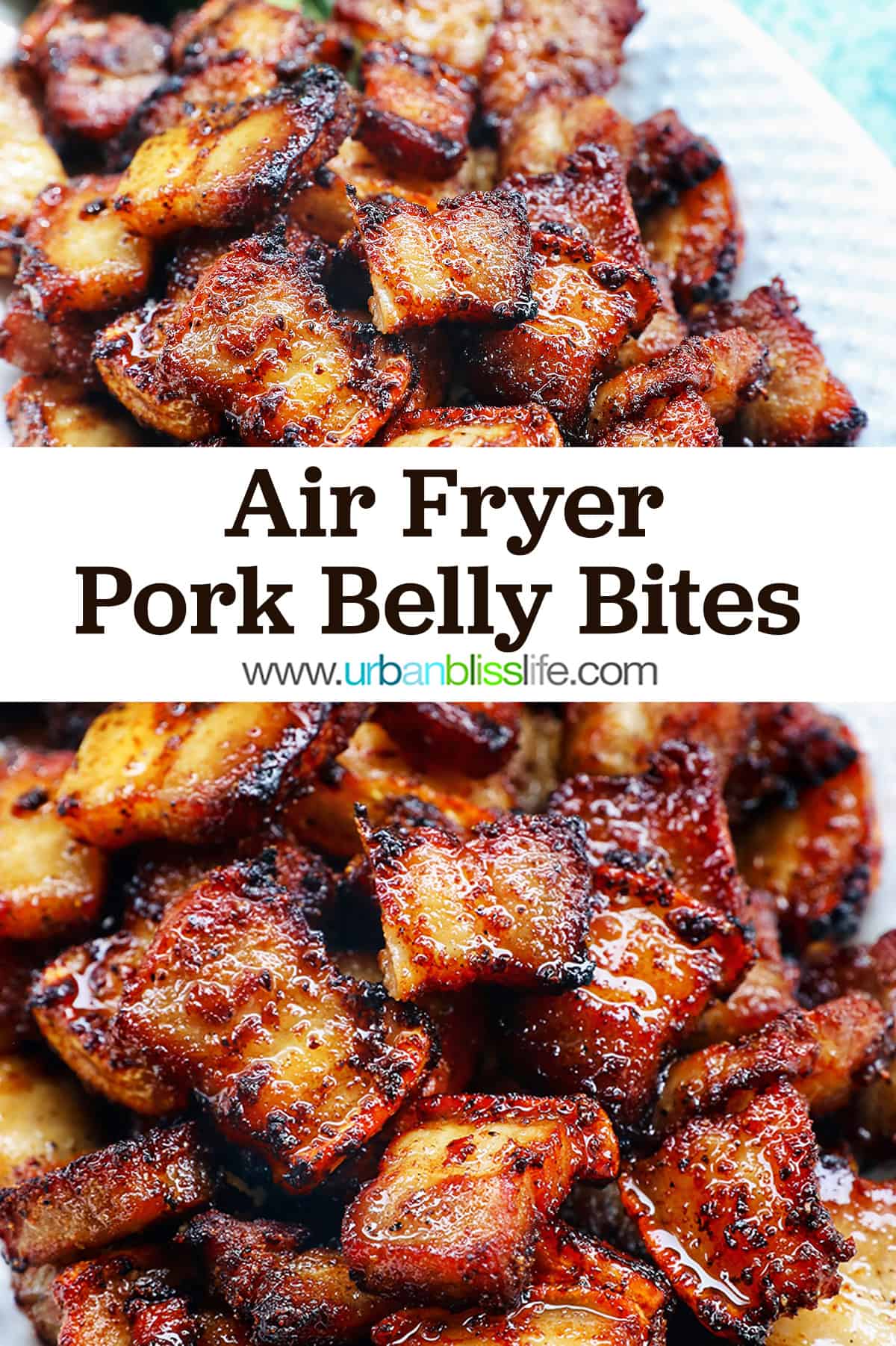 Air Fryer Pork Belly Bites - Urban Bliss Life