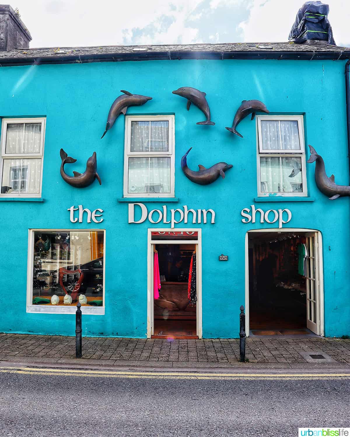 blue dolphin shop in dingle, ireland