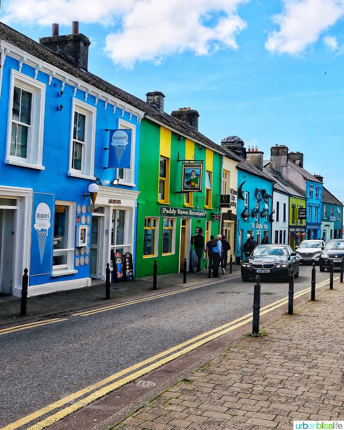 colorful buildings in dingle, ireland